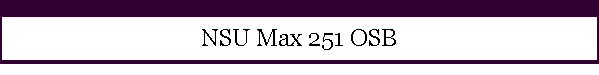 NSU Max 251 OSB
